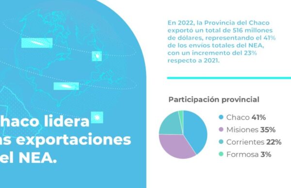 Chaco lideró en 2022 el volumen de exportaciones en el NEA 1