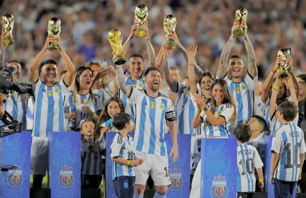 Messi: “Tengo una felicidad inmensa de ver a todo el pueblo argentino disfrutando" 1