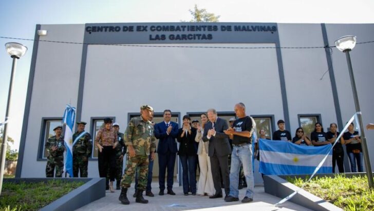 Capitanich inauguró una sede del Centro de Excombatientes de Malvinas en Las Garcitas