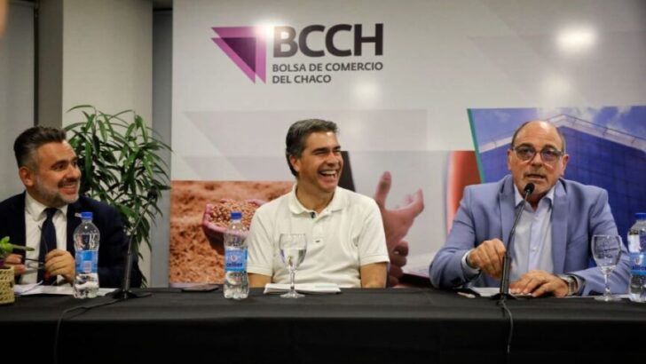 Capitanich participó de la Asamblea General de la Bolsa de Comercio del Chaco