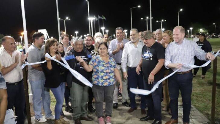Fontana: Capitanich inauguró la plaza “Héroes del Atlántico Sur”