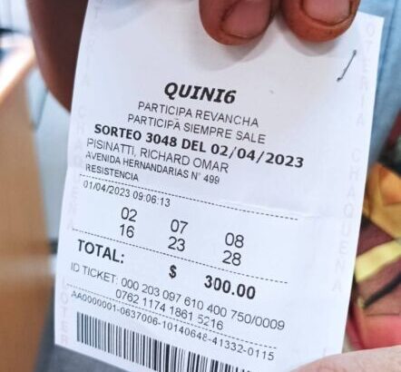 Lotería Chaqueña: apareció el ganador del Quini 6