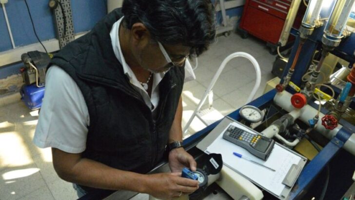 Sameep realizo pruebas interlaboratorias para verificar el funcionamiento de medidores de agua domiciliarias