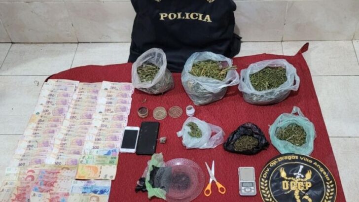 Villa Ángela: la Policía del Chaco secuestro 376 gramos marihuana