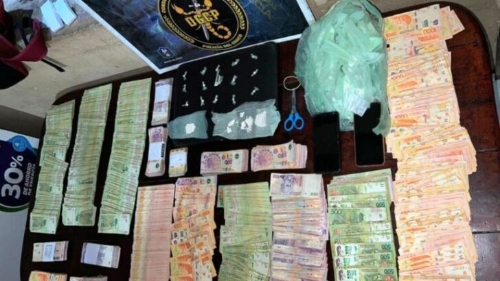 Villa Don Alberto: allanan una casa y encuentran cocaína y $774.280 pesos