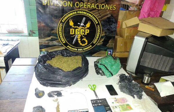 Villa Forestación: incautan hachís, marihuana y cocaína en un búnker
