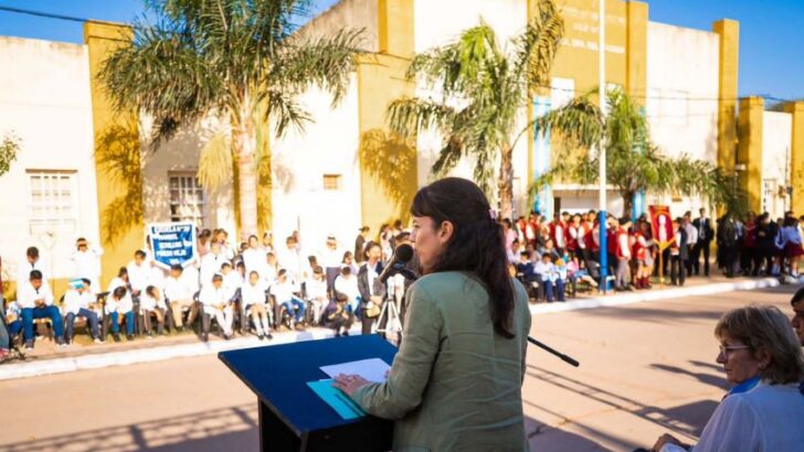 General Pinedo: Analía Rach Quiroga encabezó la celebración por el 111° aniversario