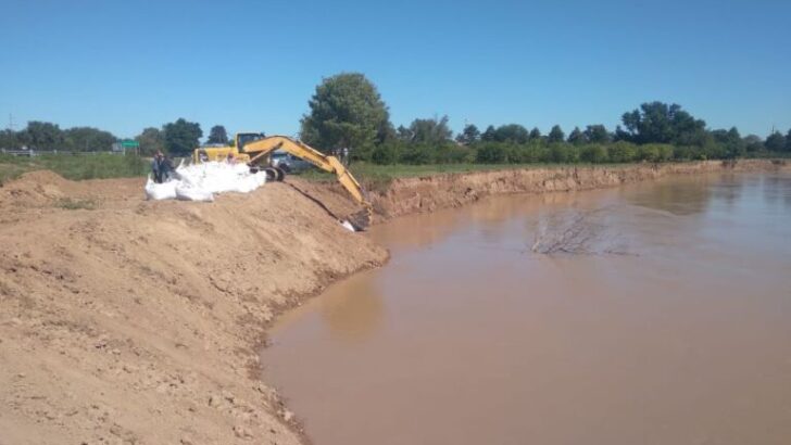 La APA trabaja sobre la toma del acueducto del río Bermejo