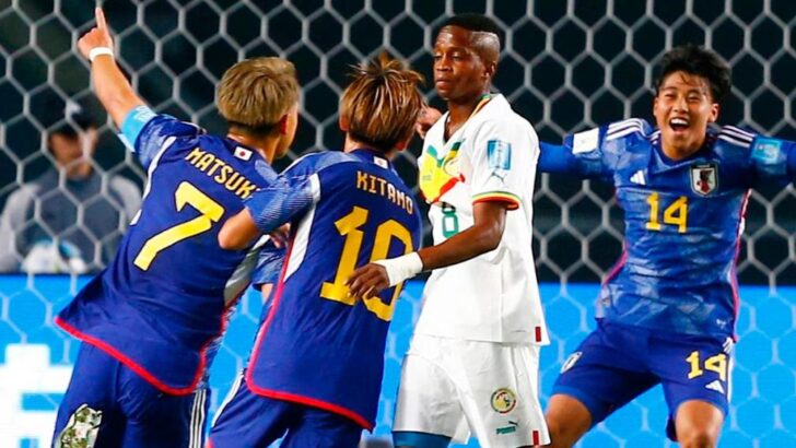 Mundial sub 20: gran triunfo de Japón sobre Senegal en el Grupo C