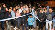 Pampa del Indio: Capitanich y Rach Quiroga inauguraron un polideportivo y 18 cuadras de pavimento