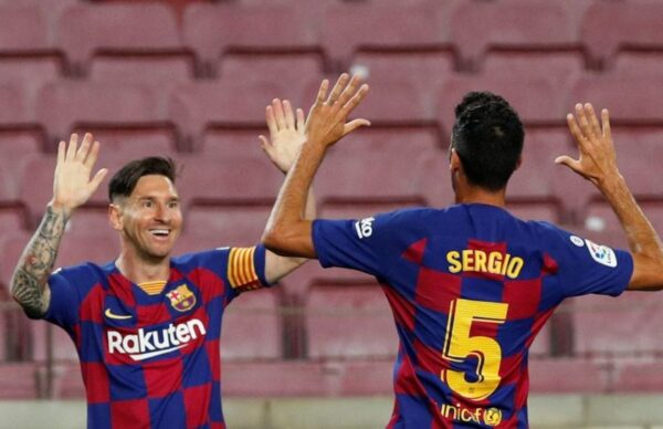 "Sos un 10": Lionel Messi saludó a Sergio Busquets