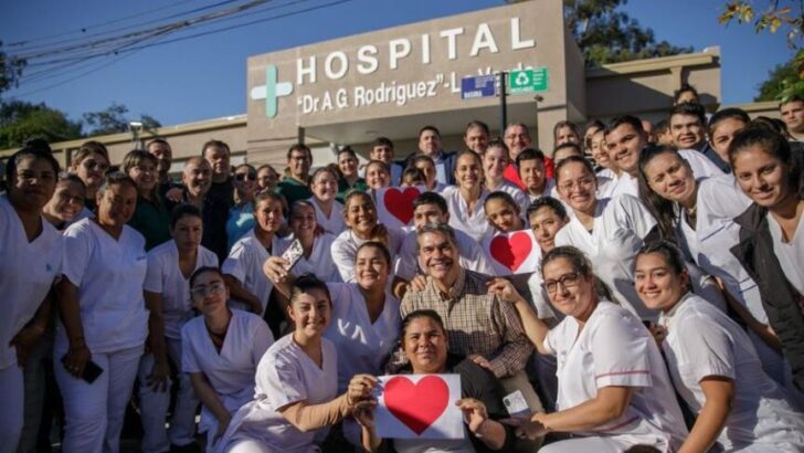 La Verde: Capitanich inauguró la refacción del hospital y 850 metros lineales de pavimento
