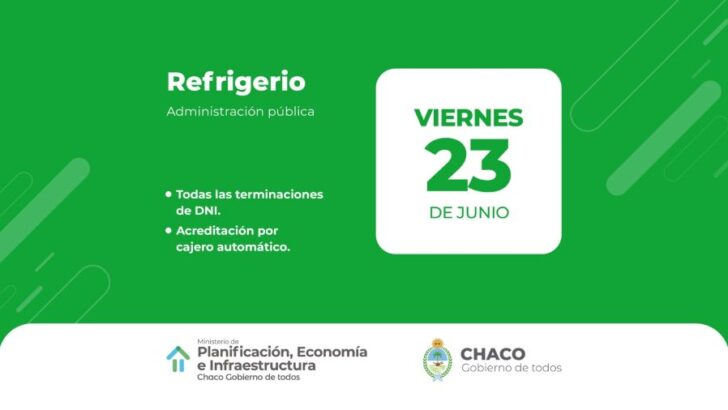 Santiago Perez Pons informó que este viernes se abonará el Refrigerio