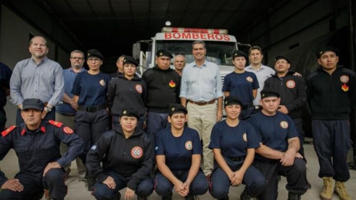 Machagai: Capitanich y García inauguraron el nuevo edificio del Cuartel de Bomberos Voluntarios