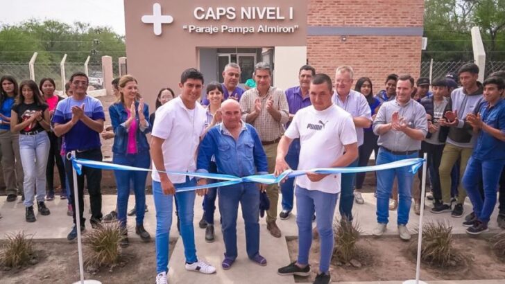 Pampa Almirón: Capitanich y Rach Quiroga inauguraron el Centro de Atención Primaria de la Salud