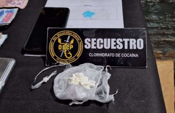 Presidencia de la Plaza: secuestran 300 mil pesos, cocaína y una escopeta 1