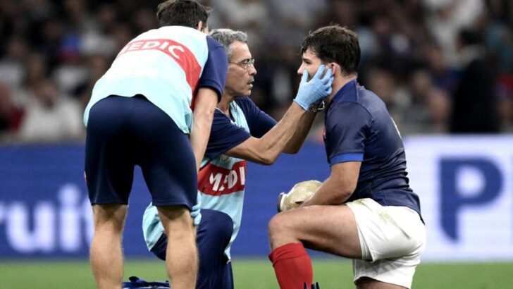 Rugby: Antoine Dupont sufrió una fractura en el pómulo