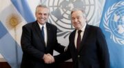 Alberto Fernández se reúne con el secretario general de la ONU