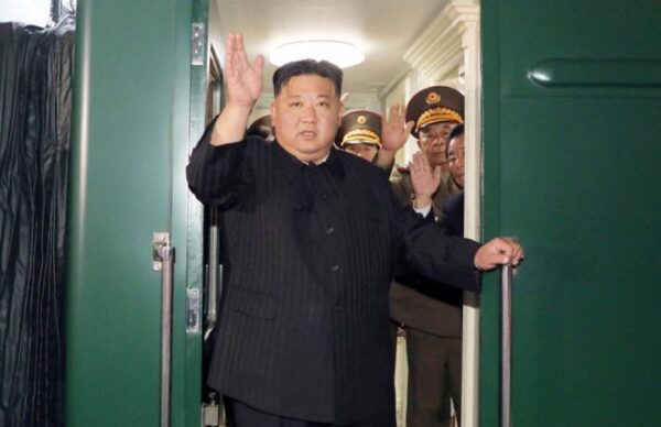 Kim Jong-un llegó a Rusia en un tren blindado