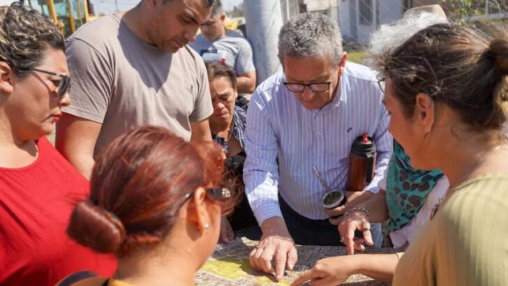 El Gobierno continúa ejecutando la segunda etapa de obras de urbanización en el barrio La Rubita