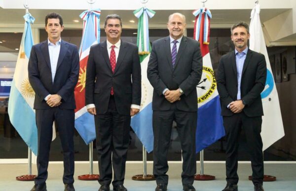 Capitanich, Perotti, Zamora y De Pedro presentaron el Plan Director de Bajos Submeridionales 1