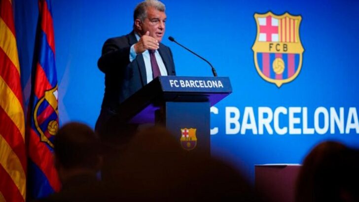 Joan Laporta: “sería fantástico que Messi pudiera estar en el estreno del Camp Nou”