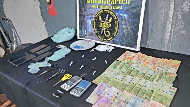 Resistencia: golpe al narcomenudeo, detienen a un joven de 18 años con envoltorios de cocaína
