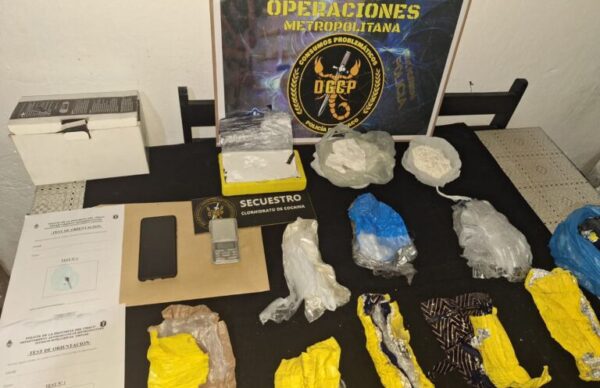Resistencia: Policía del Chaco secuestro 1 kilo 486 gramos de cocaína