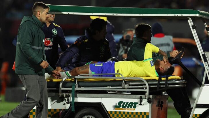 Rotura de ligamento y menisco de la rodilla izquierda la lesión de Neymar