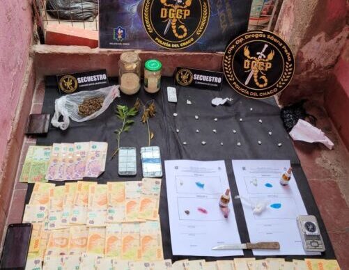 Sáenz Peña: detienen a dealer y encuentran un mini laboratorio de drogas 2