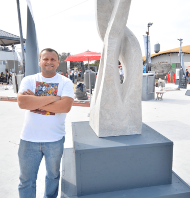 Ciudad de las Esculturas: se inaugura la obra “Nueva energía”