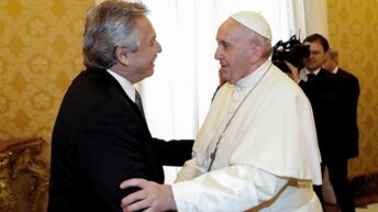 El presidente Alberto Fernández será recibido por el Papa Francisco