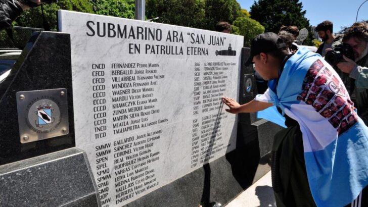 El recuerdo a los 44 tripulantes, a seis años del hundimiento del ARA San Juan