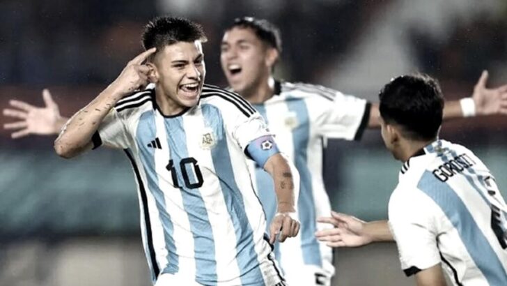 Mundial Sub-17: Argentina goleó a Venezuela y pasó a cuartos de final
