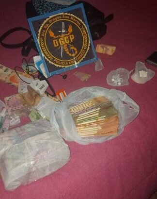 San Martín: secuestran más de 150 envoltorios de droga y $659.640 mil pesos