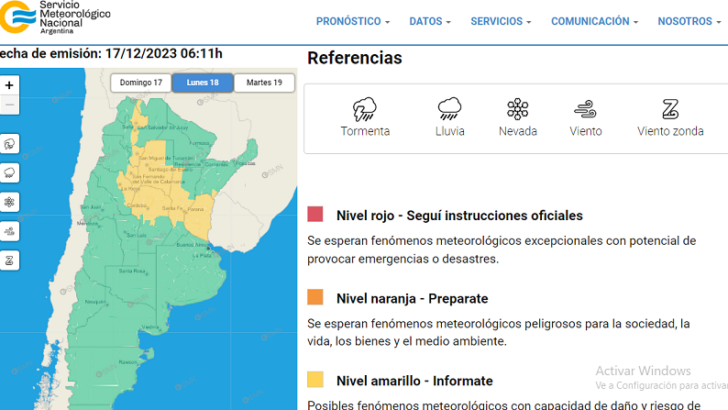 Alerta naranja por más tormentas en CABA, Buenos Aires, Santa Fe y Entre Ríos