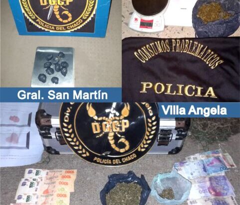 Operativos Antinarcóticos: detienen a 3 “dealers” con marihuana en distintas localidades