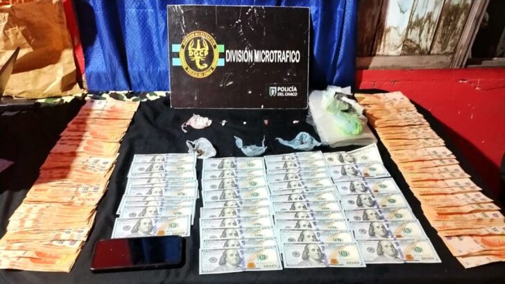 Resistencia: golpe al narcomenudeo, incautan droga, $254.900 pesos y USD3.900 dólares
