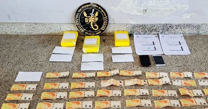 Villa Ángela: atrapan a un hombre con más de 3 kilos de cocaína