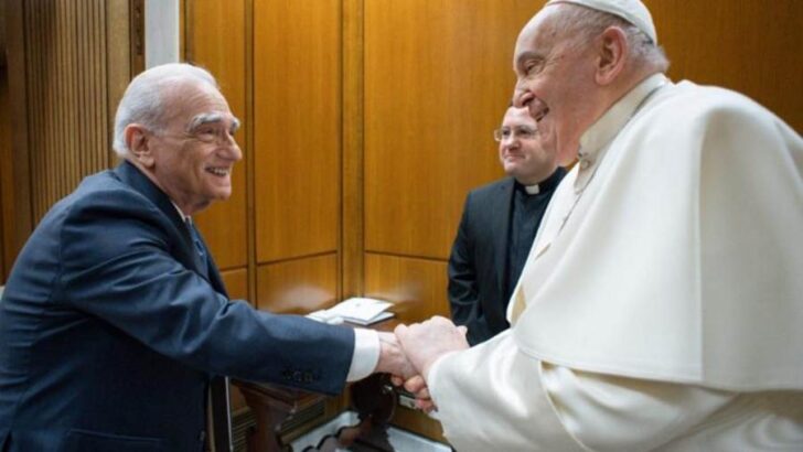 El papa Francisco se reunió con Martin Scorsese