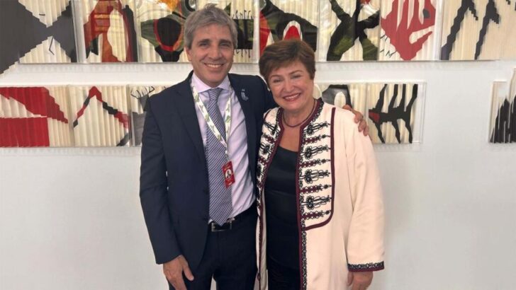 Cumbre del G20: Georgieva se reunió con Caputo