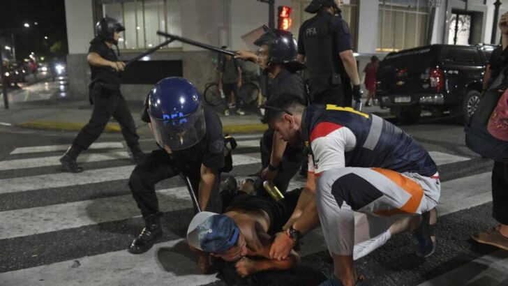 Incidentes en Plaza Congreso: confirman que 13 personas fueron detenidas