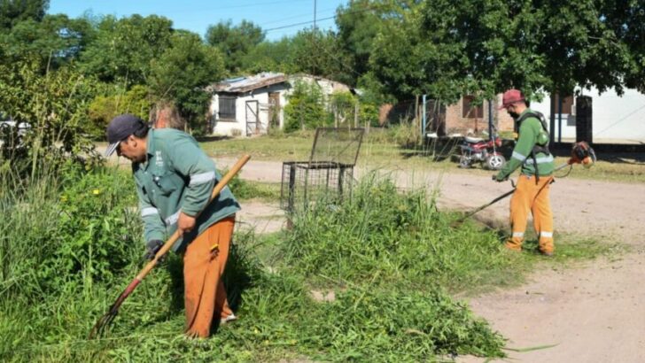Villa don Andrés: el municipio de Resistencia ejecutó un nuevo operativo de limpieza urbana