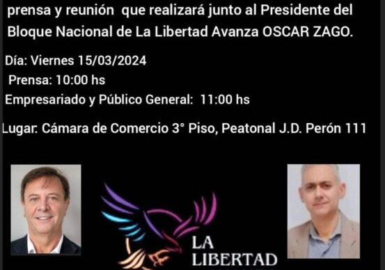 Con la presencia de Oscar Zago, La Libertad Avanza se reúne en Resistencia y Sáenz Peña 1