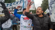 Bariloche: protestas de gremios por la presencia de Javier Milei