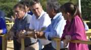 Presidencia Roca: Zdero supervisó los trabajos de mantenimiento del acueducto