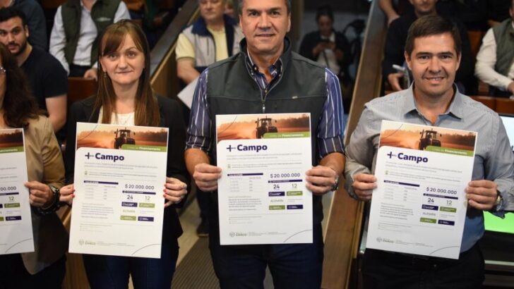 Sáenz Peña: Leandro Zdero lanzó la línea de financiamiento “+ Campo”