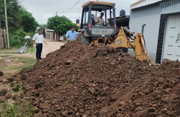 Villa Ángela: Sameep realizó trabajos de extensiones de cañerías de red de agua potable