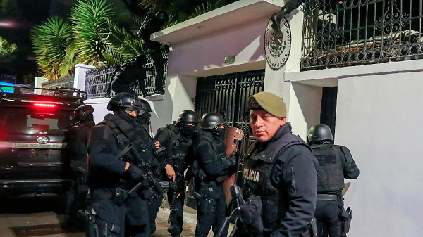 Tras el asalto a la embajada y la detención de Glas, México y Ecuador rompieron relaciones 1
