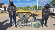 Barranqueras: se sorprendió al ver el control policial y abandonó una moto robada
